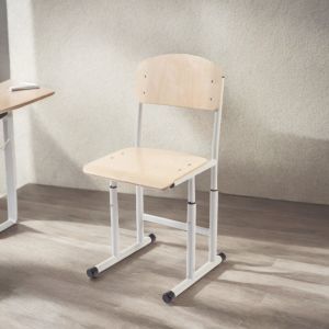 Scaun școlar cu carcasă rotundă reglabil pe înălțime